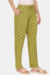Coucou Woven Pyjama - Green Olive — thumbnail 2